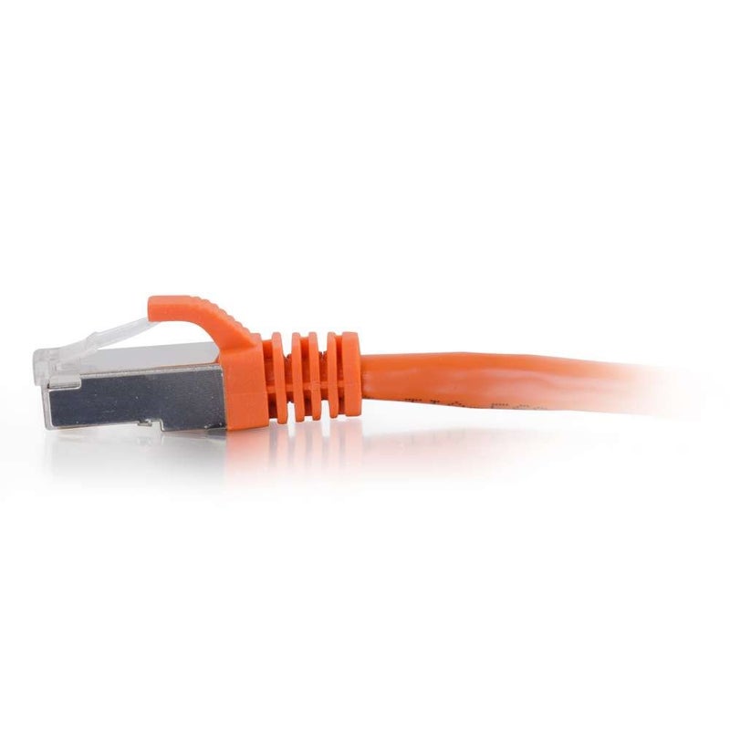 C2G/Cables to Go 00893 Cat6 Snagless Shielded (STP) Network Patch Cable, Orange (20 Feet/6.09 Meters) - Image 3